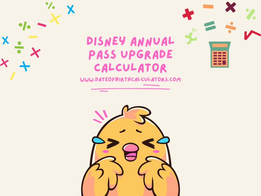 Disney Annual Pass Upgrade Calculator